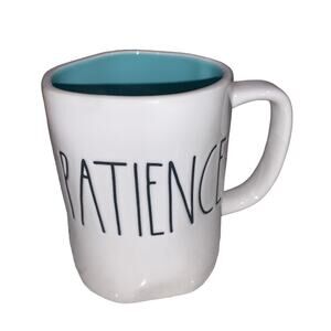 “PATIENCE” Blue Inside Rae Dunn Mug